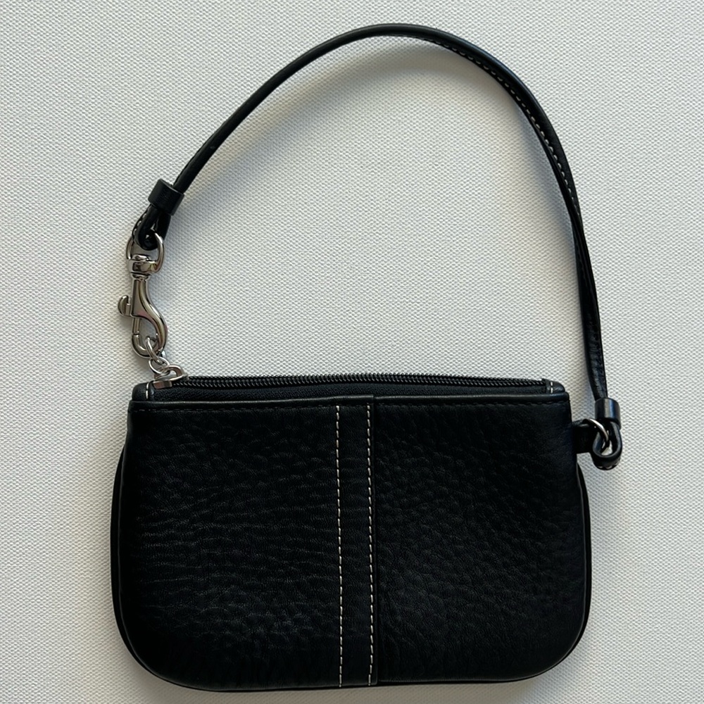 Coach leather wristlet